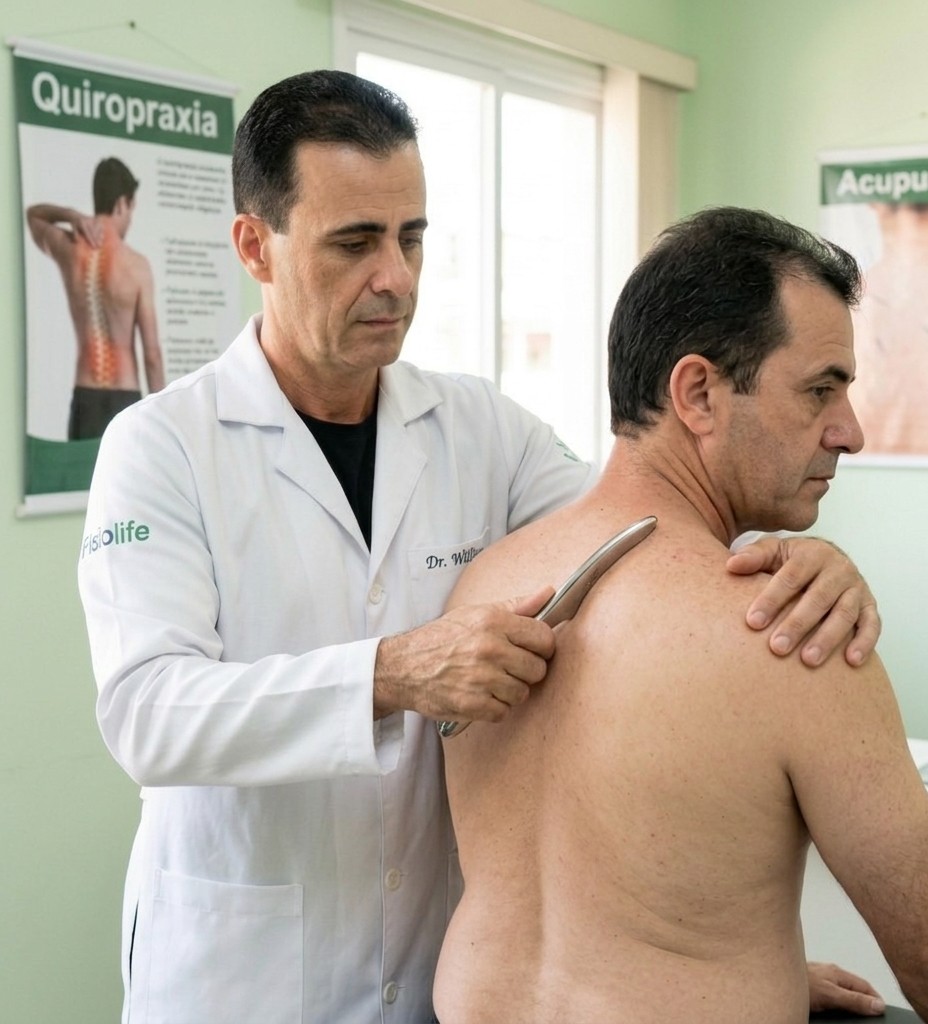 Consultório da Clínica Fisiolife em Nova Iguaçu RJ