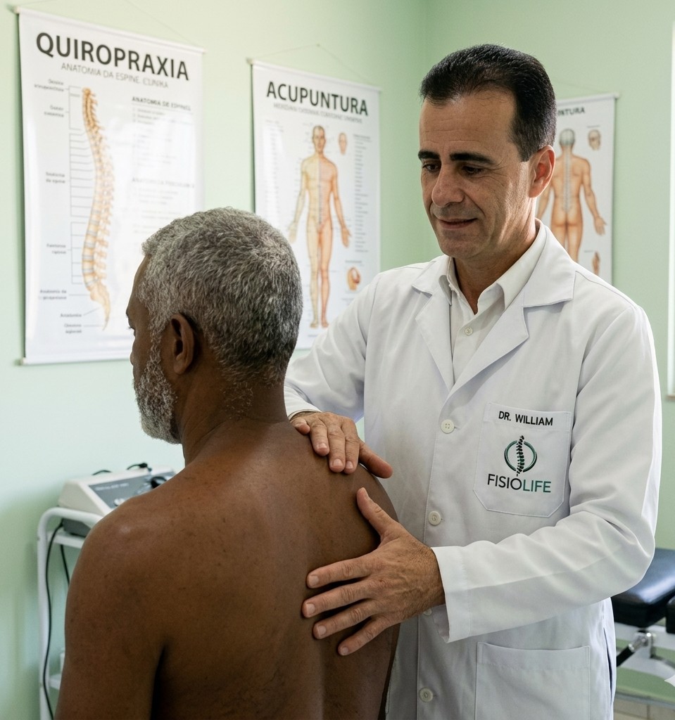 Recepção e estrutura da Clínica Fisiolife em Nova Iguaçu